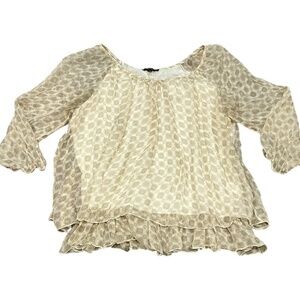 Vintage Piazza Roma SILK Shirt Blouse Top Women's Size M Medium